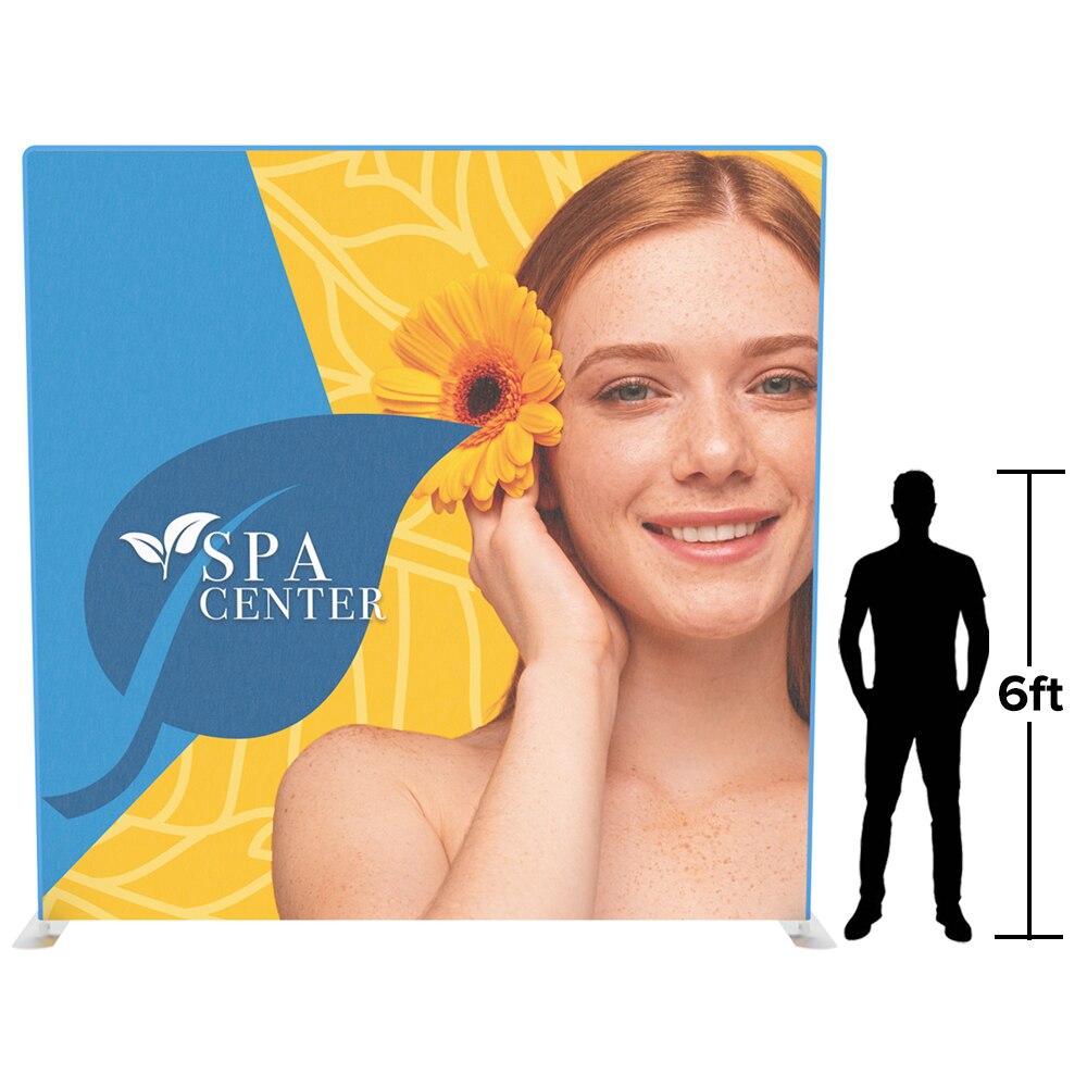 10x10 ft EZ Tube Straight — Double Sided Graphic Package